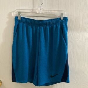 Nike Men's Blue with Black Accents Athletic Shorts. Small